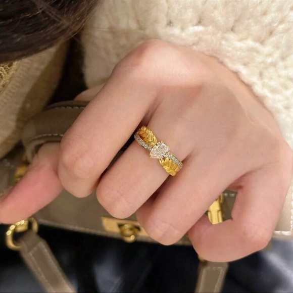 🌹Sale, 2 for $50 on all gold plated🌹 18k gold plated ring - Picture 2 of 6